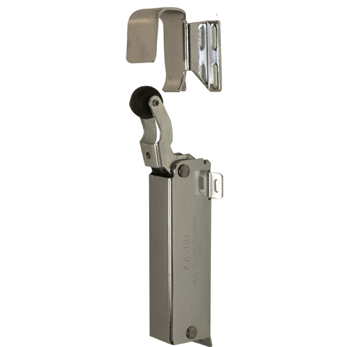 Kason 1094 Door Closer Exposed Mount w/ 1-5/8 Offset Hook, Polished Chrome